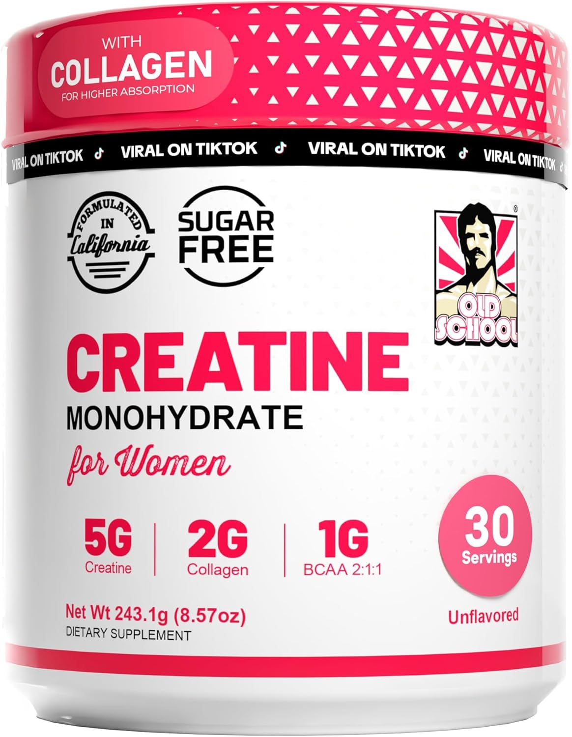 Creatina para Mujeres - Glúteos, Energía & Piel